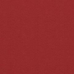 vidaXL balkona aizslietnis, 90x500 cm, sarkans audums cena un informācija | Saulessargi, markīzes un statīvi | 220.lv