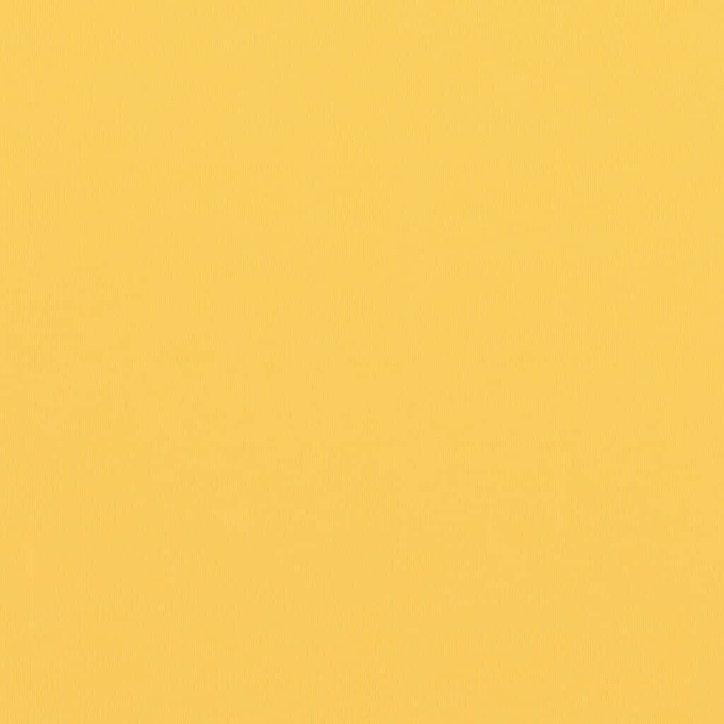 vidaXL balkona aizslietnis, 120x600 cm, dzeltens audums cena un informācija | Saulessargi, markīzes un statīvi | 220.lv