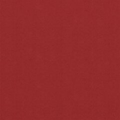 vidaXL balkona aizslietnis, 75x500 cm, sarkans audums cena un informācija | Saulessargi, markīzes un statīvi | 220.lv