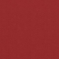vidaXL balkona aizslietnis, 120x300 cm, sarkans audums cena un informācija | Saulessargi, markīzes un statīvi | 220.lv