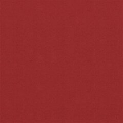vidaXL balkona aizslietnis, 120x500 cm, sarkans audums цена и информация | Зонты, маркизы, стойки | 220.lv