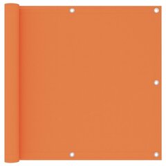 vidaXL balkona aizslietnis, 90x500 cm, oranžs audums цена и информация | Зонты, маркизы, стойки | 220.lv