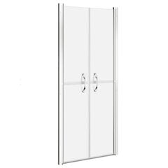 vidaXL dušas durvis, 101x190 cm, ESG, matētas цена и информация | Душевые двери и стены | 220.lv