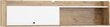 Sienas skapītis Meblocross Dolce Dol-23 D, gaiši brūns/balts cena un informācija | Skapīši viesistabai | 220.lv