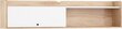 Sienas skapītis Meblocross Dolce Dol-23 D, ozola krāsas/balts cena un informācija | Skapīši viesistabai | 220.lv
