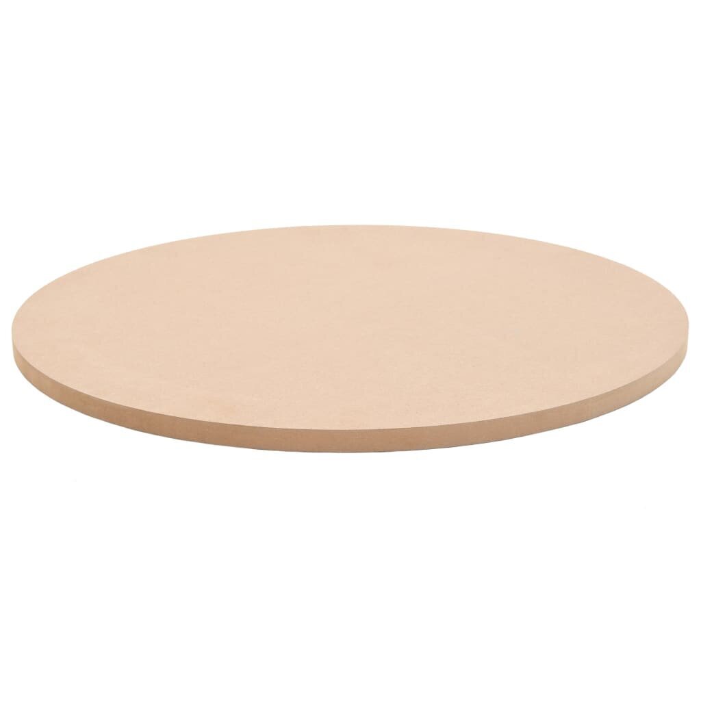 vidaXL galda virsma, 600x18 mm, apaļa, MDF цена и информация | Galda virsmas | 220.lv