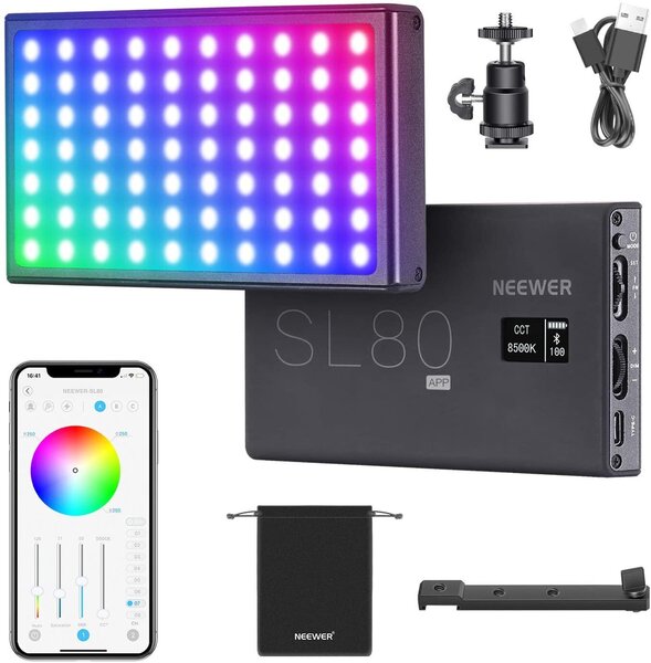 Apgaismojums Neewer SL80-APP RGB LED cena | 220.lv