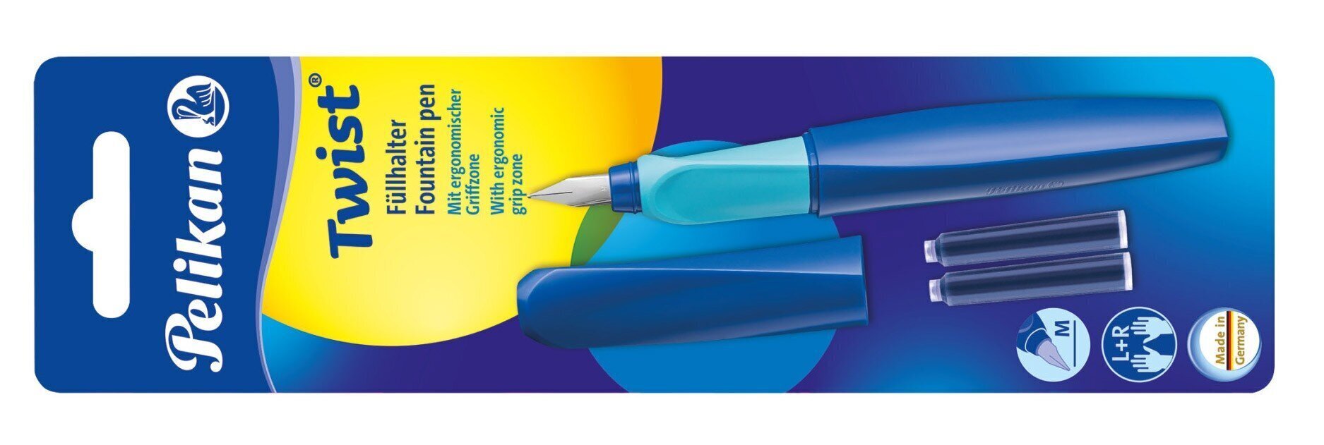 Tintes pildspalva Twist P457M, tumši zila цена и информация | Rakstāmpiederumi | 220.lv