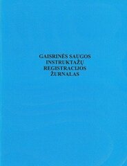 Журнал регистрации по инструктажу противопожарной безопасности А4, 12 стр. цена и информация | Тетради и бумажные товары | 220.lv