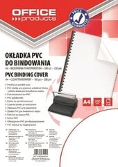 Обложки для переплета PVC, 0,2 мм, прозрачные цена и информация | Канцелярия | 220.lv
