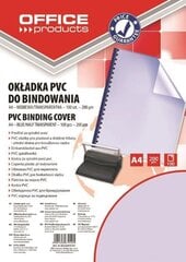 Обложки для переплета PVC, 0,2 мм, голубоватый цвет цена и информация | Канцелярия | 220.lv