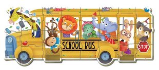 Puzle Skolas autobuss, 5 gab. cena un informācija | Puzles, 3D puzles | 220.lv