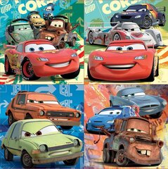 Головоломки Cars, 4 шт. цена и информация | Пазлы | 220.lv