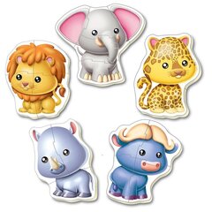 Puzle Baby wild animals, 5 gab. cena un informācija | Puzles, 3D puzles | 220.lv