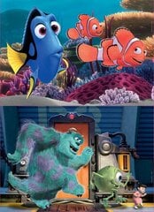 Puzle Disney pixar, 2 gab. x 25 detaļas cena un informācija | Puzles, 3D puzles | 220.lv