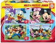 Puzle Mickey Mouse un draugi, 4 gab. cena un informācija | Puzles, 3D puzles | 220.lv