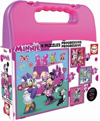 Puzle Minnie, 4 gab. cena un informācija | Puzles, 3D puzles | 220.lv