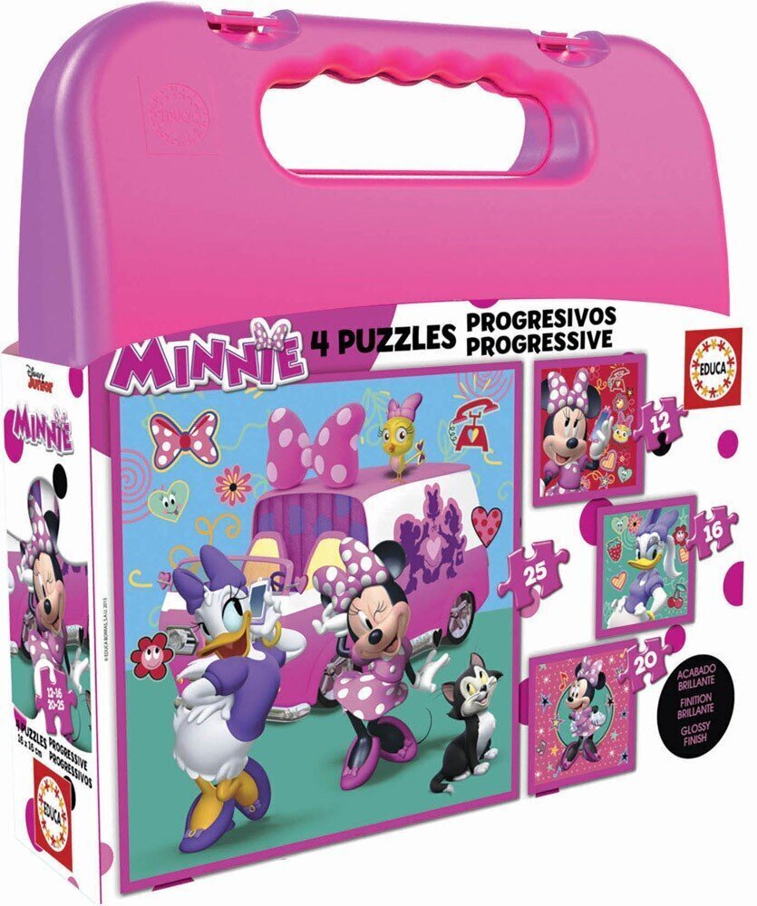 Puzle Minnie, 4 gab. цена и информация | Puzles, 3D puzles | 220.lv