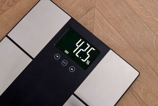 Adler Bathroom scale with analyzer AD 8165 Maximum weight (capacity) 225 kg, Accuracy 100 g, Body Mass Index (BMI) measuring, S цена и информация | Весы (бытовые) | 220.lv