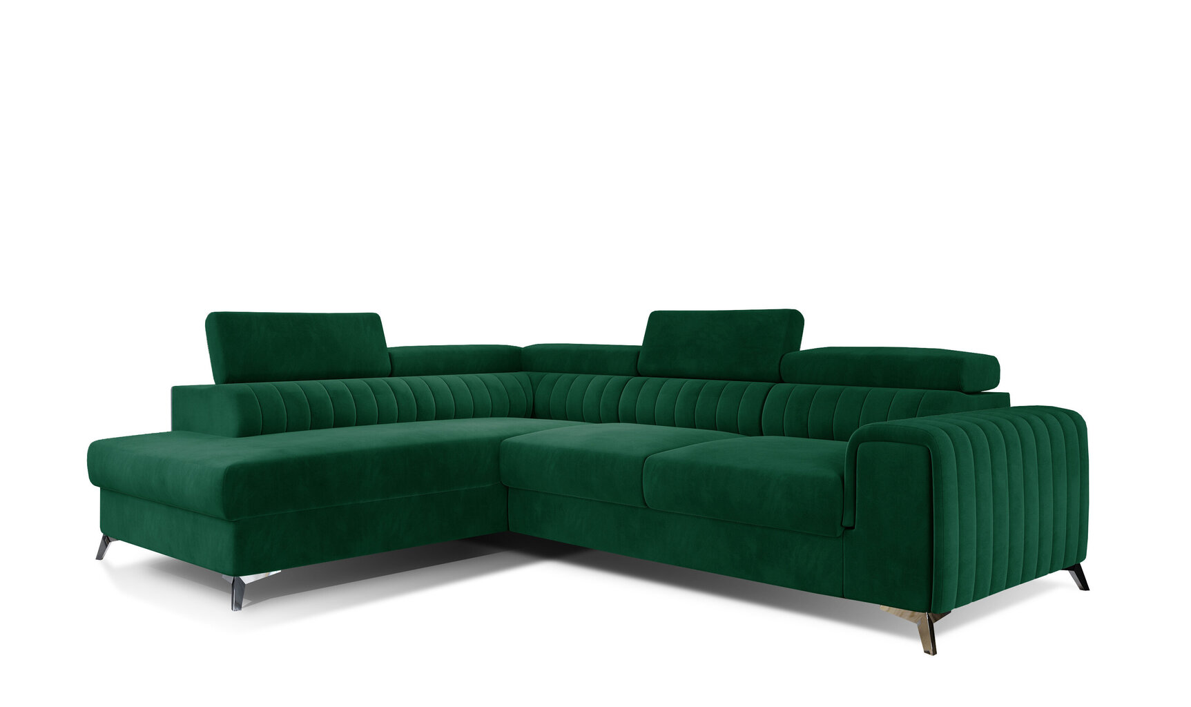Stūra dīvāns NORE Laurence 11, zaļš цена и информация | Stūra dīvāni | 220.lv