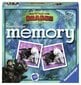 Ravensburger 21444 Spēle "Memory - How to Train Your Dragon" cena un informācija | Galda spēles | 220.lv