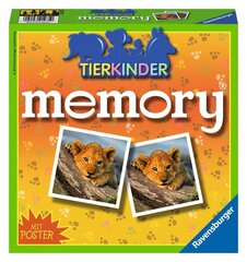 Игра Memory - Animals Ravensburger 21275 цена и информация | Настольные игры, головоломки | 220.lv