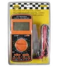 Digitālais multimetrs " JUMBO" DT9205A cena un informācija | Rokas instrumenti | 220.lv