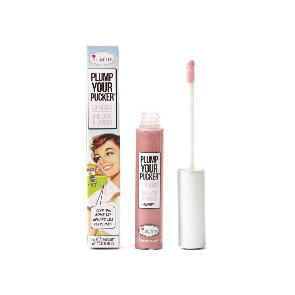 Lūpu spīdums Plump Your Pucker Amplify theBalm, 7 ml цена и информация | Lūpu krāsas, balzāmi, spīdumi, vazelīns | 220.lv