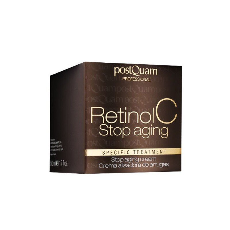 Pretgrumbu sejas krēms ar retinolu un C vitamīnu POSTQUAM RETINOL C ANTIWRINKLE CREAM, 50 ml цена и информация | Sejas krēmi | 220.lv