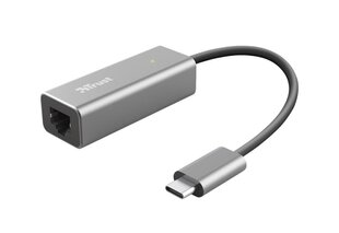 Адаптер Trust Dalyx USB-C/RJ45, 10 см цена и информация | Адаптеры и USB разветвители | 220.lv
