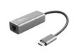 Adapteris Trust Dalyx USB-C/RJ45, 10 cm cena un informācija | Adapteri un USB centrmezgli | 220.lv