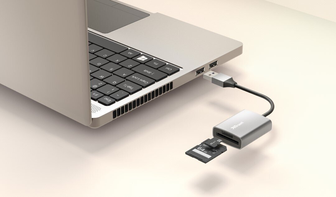 MEMORY READER FLASH USB3.2/24135 TRUST cena un informācija | Adapteri un USB centrmezgli | 220.lv