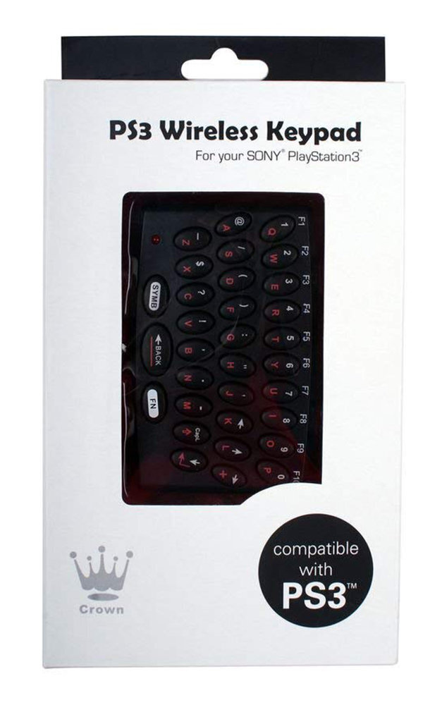 Bezvadu tastatūra Crown Wireless Keyboard, paredzēta PS4 cena un informācija | Klaviatūras | 220.lv
