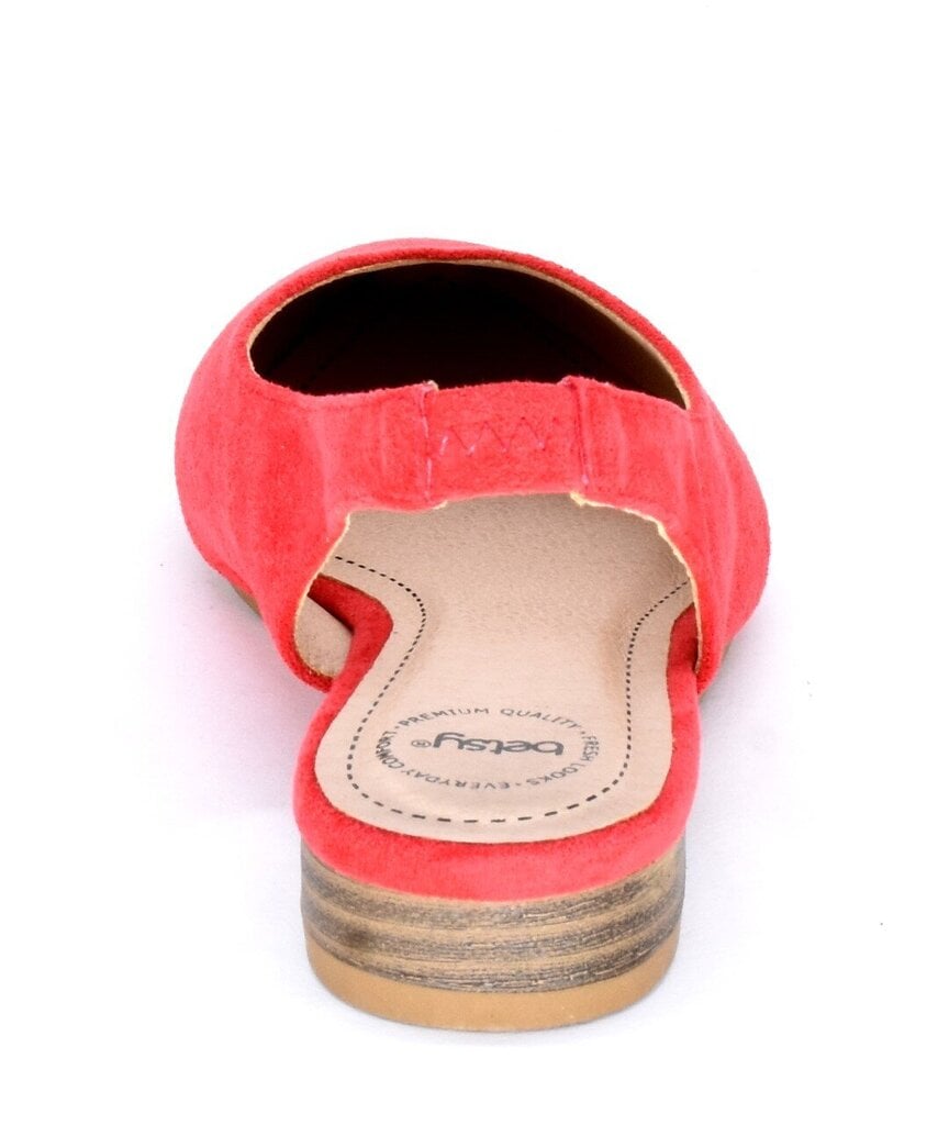 Atvērtas kurpes sievietēm Betsy, sarkanas cena un informācija | Sieviešu sandales | 220.lv