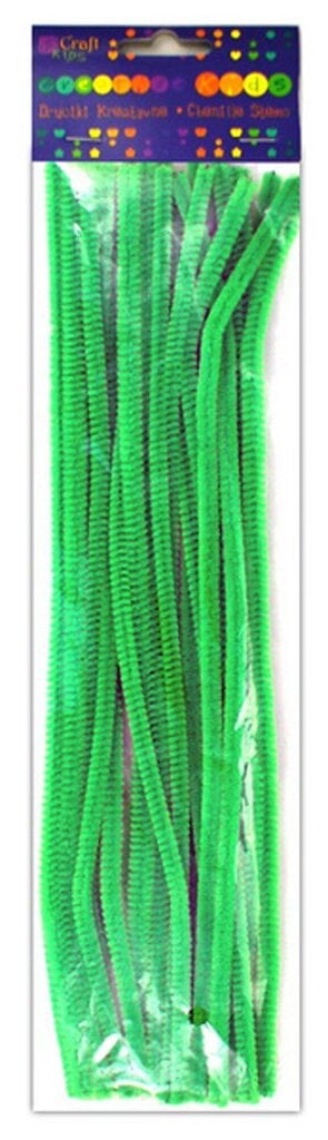 Dekoratīva stieple, 30 cm, 25 gab., zaļa cena un informācija | Rotu veidošana, pērļošana | 220.lv