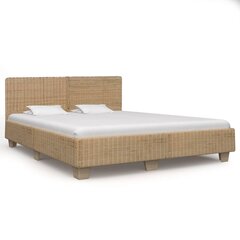 Кровать , 180 x 200 cм, плетеная, листья абаки цена и информация | Кровати | 220.lv