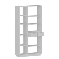 Напольный стеллаж Kalune Design Bookshelf 550, белый цена и информация | Полки | 220.lv