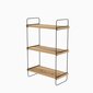 Sienas plaukts Kalune Design Wall Shelf 854, gaiši brūns/melns цена и информация | Plaukti | 220.lv