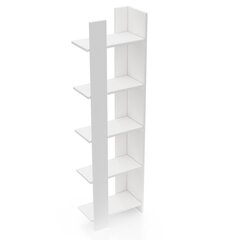 Напольный стеллаж Kalune Design Bookshelf 598, 45 см, белый цена и информация | Полки | 220.lv