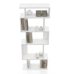 Grīdas plaukts Kalune Design Bookshelf 598, 60 cm, balts cena un informācija | Plaukti | 220.lv