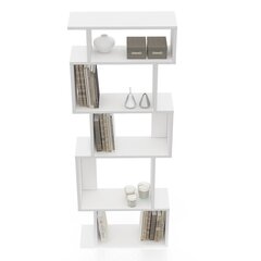 Напольный стеллаж Kalune Design Bookshelf 598, 60 см, белый цена и информация | Полки | 220.lv