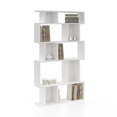 Grīdas plaukts Kalune Design Bookshelf 598, 90 cm, balts cena un informācija | Plaukti | 220.lv