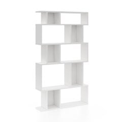Напольный стеллаж Kalune Design Bookshelf 598, 90 см, белый цена и информация | Полки | 220.lv