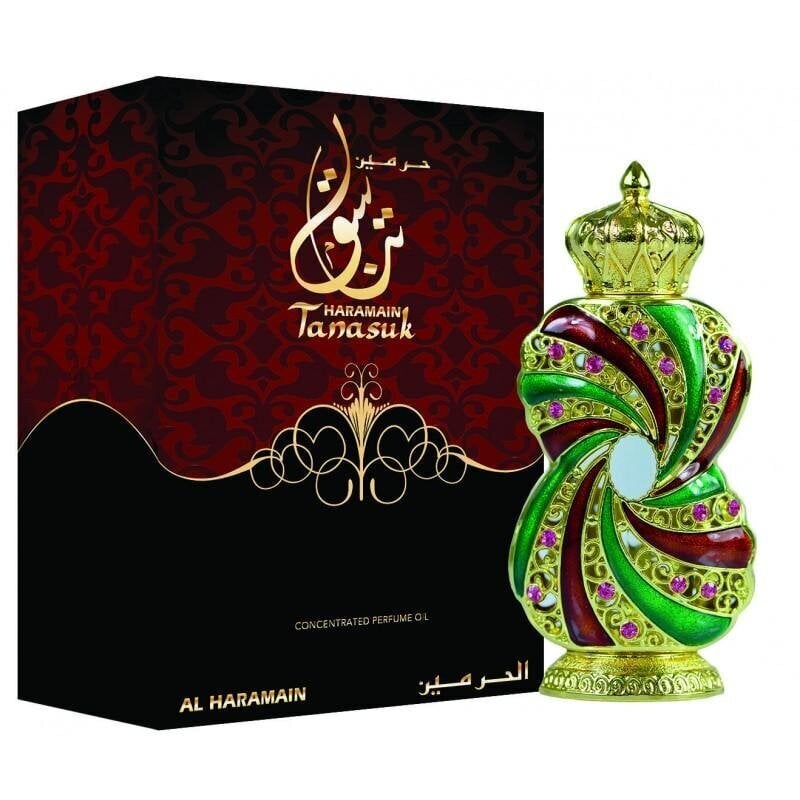 Koncentrēta Parfimērijas Eļļa Al Haramain Tanasuk sievietei un vīrietim 12 ml cena un informācija | Sieviešu smaržas | 220.lv