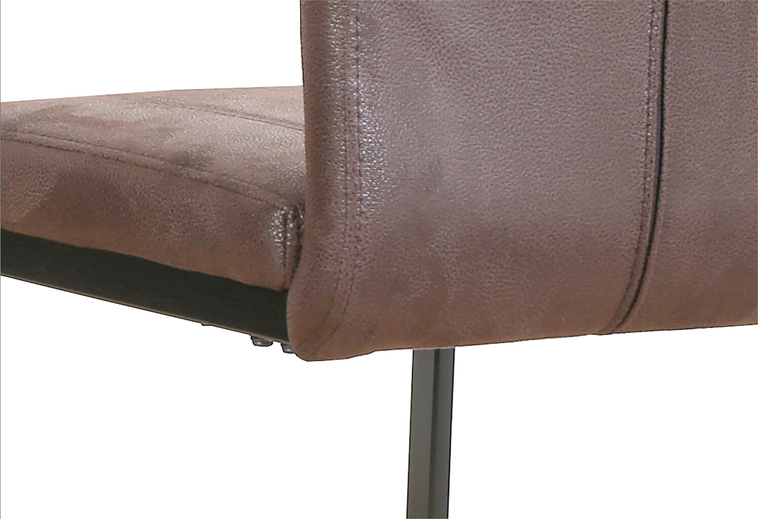 Moderns krēslu komplekts “Mila”, brūns vecināts audums цена и информация | Virtuves un ēdamistabas krēsli | 220.lv