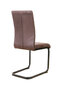 Moderns krēslu komplekts “Mila”, brūns vecināts audums cena un informācija | Virtuves un ēdamistabas krēsli | 220.lv