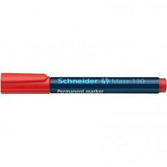 Маркер Schneider Maxx 130, 1-3 mm, круглая голова, красный цена и информация | Письменные принадлежности | 220.lv