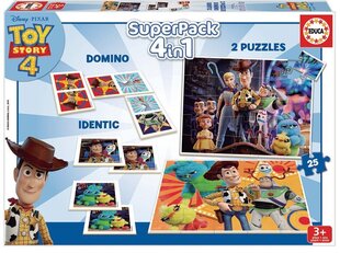 Spēļu komplekts 4in1, Toy Story cena un informācija | Galda spēles | 220.lv