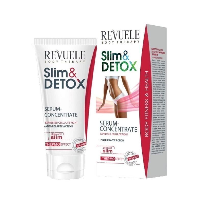 Anti-celulīta ķermeņa serums Slim&Detox Revuele, 200 ml cena un informācija | Pretcelulīta līdzekļi, kosmētika ādas nostiprināšanai | 220.lv