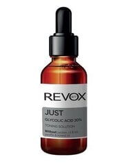 Сыворотка c гликолевой кислотой Revox Just Glycolic Acid 20% toning solution цена и информация | Сыворотки для лица, масла | 220.lv